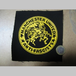 Manchester United Antifascist potlačená nášivka cca.12x12cm (po krajoch neobšívaná)