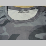 Nočný maskáč, pánske funkčné taktické tričko materiál 100% polyester hladký