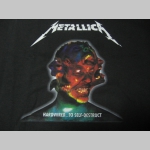 Metallica čierne pánske tričko materiál 100%bavlna