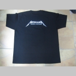 Metallica čierne pánske tričko materiál 100%bavlna