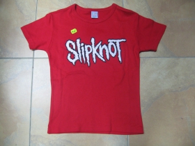 Slipknot červené dámske tričko materiál 100%bavlna