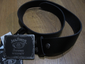 Jack Daniels kožený opasok s kovovou prackou posledný kus!!!! obvod pásu od 68 do 80cm 	