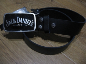 Jack Daniels kožený opasok s kovovou prackou posledný kus!!!!  obvod pásu od 68 do 78cm