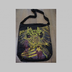 Lamb of God plátená taška cez plece so zapínaním na zips na vrchu materiál 100% bavlna rozmery cca. 42x33cm