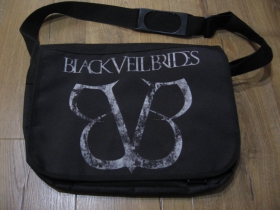 Black Veil Brides pevná textilná taška cez plece, nastaviteľný pás materiál 100%polyester rozmery cca.36x27x10cm ( vhodná aj pre notebook )
