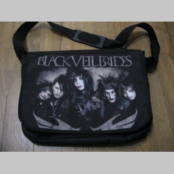 Black Veil Brides pevná textilná taška cez plece, nastaviteľný pás materiál 100%polyester rozmery cca.36x27x10cm ( vhodná aj pre notebook )