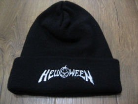 Helloween čierna zimná čiapka s vyšívaným logom 100%akryl univerzálna veľkosť