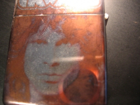 Jim Morrison - Doors - doplňovací benzínový zapalovač s vypalovaným obrázkom