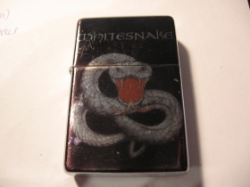 Whitesnake - doplňovací benzínový zapalovač s vypalovaným obrázkom