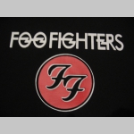 Foo Fighters, čierna mikina s kapucou stiahnutelnou šnúrkami a klokankovým vreckom vpredu 
