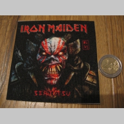 Iron Maiden ofsetová nášivka po krajoch neobšívaná rozmery cca. 9x9cm