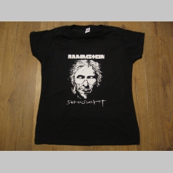 Rammstein  čierne dámske tričko materiál 100% bavlna