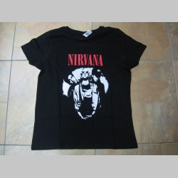 Nirvana dámske čierne tričko 100%bavlna 