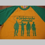 Clockwork Orange pánske dvojfarebné tričko 100%bavlna značka Fruit of The Loom