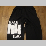 Black Flag  čierne tepláky s tlačeným logom