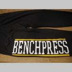 Bench Press čierne tepláky s tlačeným logom