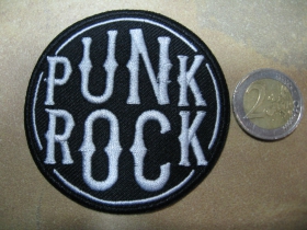 Punk Rock nažehľovacia n&aacute;&scaron;ivka (možnosť nažehliť alebo na&scaron;iť na odev)