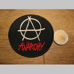 Anarchy - nažehľovacia vy&scaron;&iacute;van&aacute; n&aacute;&scaron;ivka - nažehlovačka (možnosť nažehliť alebo na&scaron;iť na odev) materi&aacute;l 100%bavlna