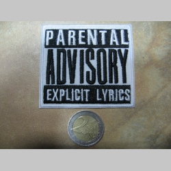 Parental Advisory nažehľovacia n&aacute;&scaron;ivka (možnosť nažehliť alebo na&scaron;iť na odev)