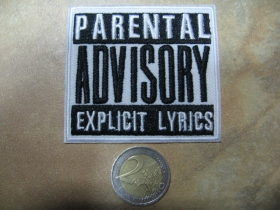 Parental Advisory nažehľovacia n&aacute;&scaron;ivka (možnosť nažehliť alebo na&scaron;iť na odev)