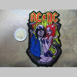 AC/DC nažehľovacia n&aacute;&scaron;ivka (možnosť nažehliť alebo na&scaron;iť na odev)