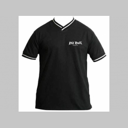 Pit Bull  BH 0403  čierne pánske tričko s vyšívaným logom 100%polyester 