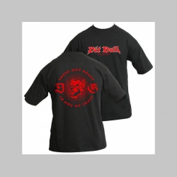Pit Bull TS 04170 pánske čierne tričko s obojstrannou potlačou 100%bavlna 