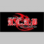 A.C.A.B.  We Are Ready To Fight    nočný maskáč-Nightcamo SPLINTER, pánske tričko 100%bavlna