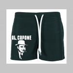 Al Capone  - plavky s motívom - plavkové pánske kraťasy s pohodlnou gumou v páse a šnúrkou na dotiahnutie vhodné aj ako klasické kraťasy na voľný čas