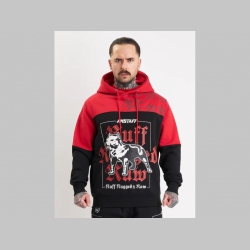 Amstaff ZANE hrub&aacute; čierna mikina s kapucou Materi&aacute;l: 80% bavlna, 20% polyester