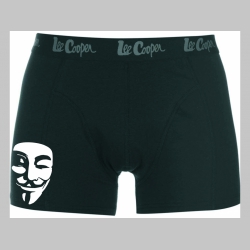 Anonymous čierne trenírky BOXER s tlačeným logom,  top kvalita 95%bavlna 5%elastan