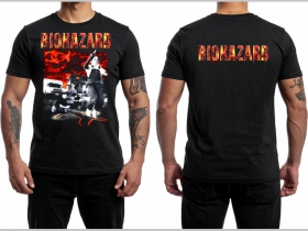 Biohazard čierne p&aacute;nske tričko materi&aacute;l 100% bavlna
