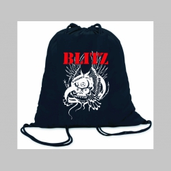 Blitz ľahké sťahovacie vrecko ( batôžtek / vak ) s čiernou šnúrkou, 100% bavlna 100 g/m2, rozmery cca. 37 x 41 cm