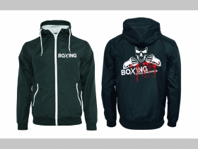 Boxing - Attack and Defense šuštiaková bunda čierna materiál povrch:100% nylon, podšívka: 100% polyester, pohodlná,vode a vetru odolná