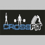 Crossfit čierne teplákové kraťasy s tlačeným logom