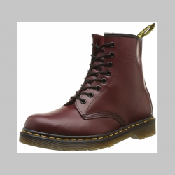 Dr. Martens  CR 1460z   bez oceľovej špičky bordové 8 dierok 