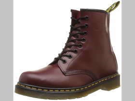 Dr. Martens  CR 1460z   bez oceľovej špičky bordové 8 dierok 