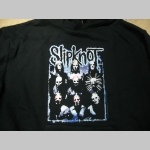 Slipknot  čierna mikina s kapucou stiahnutelnou šnúrkami a klokankovým vreckom vpredu