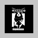 Doom - Police Bastard  čierne teplákové kraťasy s tlačeným logom
