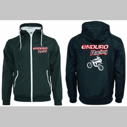 Enduro racing šuštiaková bunda čierna materiál povrch:100% nylon, podšívka: 100% polyester, pohodlná,vode a vetru odolná