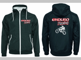 Enduro racing šuštiaková bunda čierna materiál povrch:100% nylon, podšívka: 100% polyester, pohodlná,vode a vetru odolná