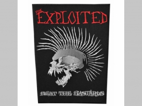 Exploited-Beat The Bastards, chrbtová nášivka(hrubá obšívaná)