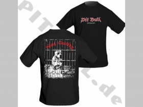 Pit Bull  TS 04464 čierne pánske tričko s obojstrannou potlačou 100%bavlna 