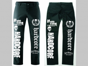 Hardcore Nohavice " ROCK " s motívom Pánske aj dámske, farba: čierna, stredne hrubý materiál 250g/m2 100%bavlna