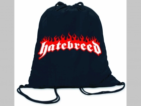 Hatebreed  ľahké sťahovacie vrecko ( batôžtek / vak ) s čiernou šnúrkou, 100% bavlna 100 g/m2, rozmery cca. 37 x 41 cm