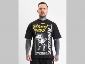 Amstaff HUNTERS čierne p&aacute;nske tričko materi&aacute;l 100% bavlna