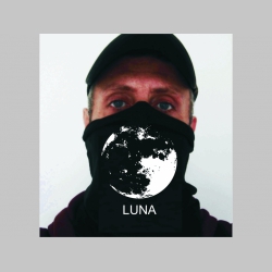 Luna - Meisac čierna univerzálna elastická multifunkčná šatka vhodná na prekritie úst a nosa aj na turistiku pre chladenie krku v horúcom počasí