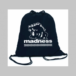 Madness ľahké sťahovacie vrecko ( batôžtek / vak ) s čiernou šnúrkou, 100% bavlna 100 g/m2, rozmery cca. 37 x 41 cm