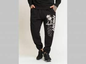 Amstaff MATA hrub&eacute; čierne p&aacute;nske Tepl&aacute;ky materi&aacute;l 80% bavlna 20% polyester