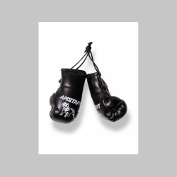 Amstaff štýlové dekoratívne- ozdobné mini rukavice v čiernej farbe